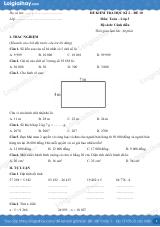 Đề kiểm tra học kì 2 Toán 3 Cánh diều - Đề số 10